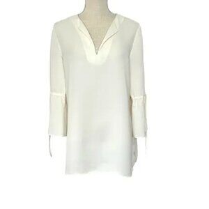 Lafayette silk cream top